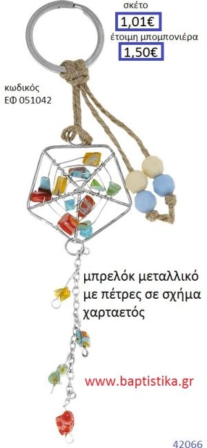 ΧΑΡΤΑΕΤΟΣ μπρελόκ μεταλλικό accessories για βάπτιση ΕΦ-051042
