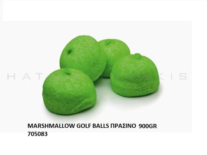 MARSHMALLOW GOLF BALLS ΠPAΣINO 900GR