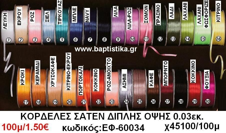 0.03 ΣΑΤΕΝ ΔΙΠΛΗΣ ΟΨΗΣ ΚΟΡΔΕΛΕΣ σε οικονομικές φτηνές τιμές σε ΖΩΓΡΑΦΟΥ ΙΛΙΣΙΑ ΚΑΙΣΑΡΙΑΝΗ